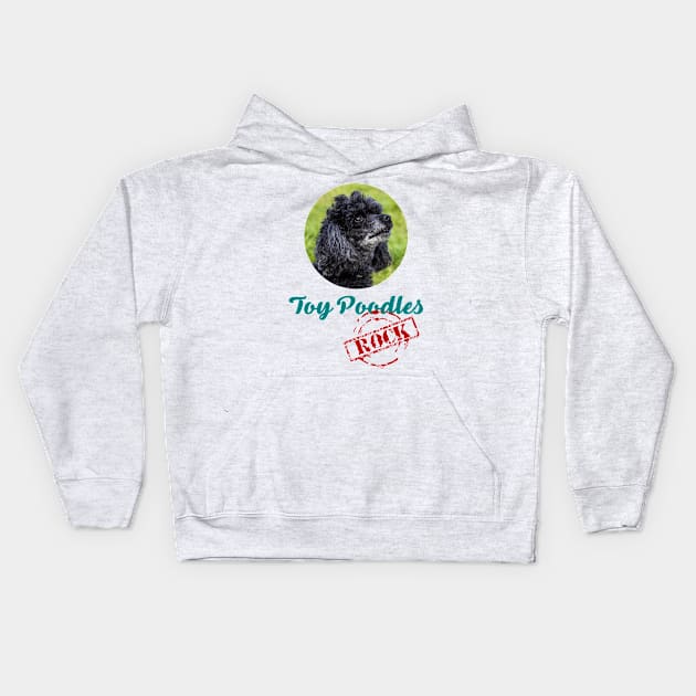 Toy Poodles Rock! Kids Hoodie by Naves